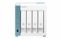 QNAP TS-431K NAS pro 4 disky (4C/AL-214/1,7GHz/1GBRAM/4xSATA/2xGbE/3xUSB3.2)