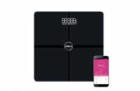 UMAX chytrá váha Smart Scale US30HRC/ 0,2 – 180 kg/ Bluetooth 4.0/ 15 tělesných parametrů (tep. frekv.)/ čeština/ černá