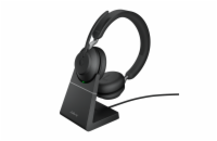 Jabra Evolve2 65/Stereo/USB/BT/Bezdrát/MS/Stand/Černá