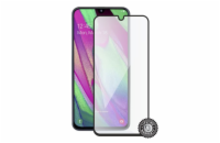 Screenshield SAMSUNG A405 Galaxy A40 Tempered Glass protection (full COVER black)