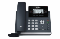 Yealink SIP-T42U SIP telefon, PoE, 2,7" 192x64 LCD, 15 prog.tl.,2xUSB, GigE