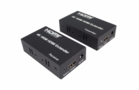 PremiumCord khext100-2 PremiumCord 4K HDMI extender na 100m přes jeden kabel Cat5e/Cat6