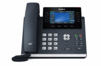 Yealink SIP-T46U IP telefon, 4,3" 480x272 barevný, 2x RJ45 10/100/1000, PoE, 16x SIP, 2x USB, bez adaptéru