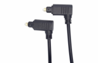 PremiumCord Optický Kabel Toslink 90° - Toslink 90°, tloušťka kabelu:4.0mm, délka 1m