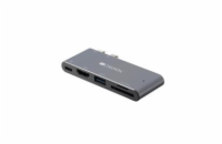 Canyon CNS-TDS05DG CANYON replikátor portů DS-5, 5v1, pro Apple Mackbook s Thunderbolt 3 (USB-C 100W)