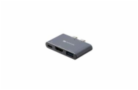 CANYON replikátor portů DS-1, 3v1, pro Apple Mackbook s Thunderbolt 3 (USB-C 100W)