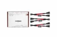 Noctua NA-SYC1 chromax.red - sada 3 ks, červená