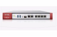 Zyxel USGFLEX200 firewall with 1-year UTM bundle, 2x gigabit WAN, 4x gigabit LAN/DMZ, 1x SFP, 2x USB