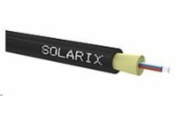 Solarix 70291085 Optický DROP1000 8 vl. 9,125 SM LSZH universal, 500m, černý Solarix DROP1000 optický kabel 8 vl. 9/125 SM LSZH universal, 500m, černý