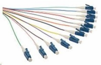 Solarix pigtail LC pc, SM 09/125, 1,5m, balení 12ks barevně rozlišeno,  SXPI-LC-PC-OS-1,5M-12PCK