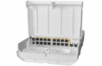 MikroTik CRS318-16P-2S+OUT MikroTik netPower 16P 256 MB RAM, 800 MHz, 16x Gbit LAN PoE, 2x SFP+, L5