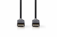 Nedis CCBW37000AT20 - Kabel DisplayPort 1.2 | Zástrčka - Zástrčka | 2 m | Antracit