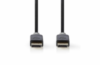 NEDIS DisplayPort 1.4 kabel/ DisplayPort zástrčka – DisplayPort zástrčka/ 8K/ antracitový/ box/ 2m