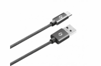 Datový kabel ALIGATOR PREMIUM 2A, Micro USB 2m černý