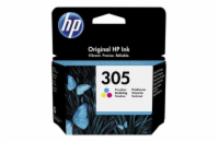 HP inkoustová kazeta 305 CMY pro DeskJet 2300, 2710, 2720, DeskJet Plus 4100