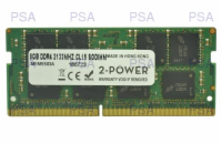 2-Power SODIMM DDR4 8GB 2133MHz CL15 MEM5503A 2-Power 8GB PC4-17000S 2133MHz DDR4 CL15 Non-ECC SoDIMM 2Rx8 (DOŽIVOTNÍ ZÁRUKA)