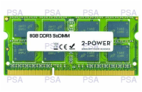 2-Power SODIMM DDR3 8GB MEM0803A MultiSpeed 1066/1333/1600 MHz DDR3 SoDIMM 2Rx8 (1.5V / 1.35V) (DOŽIVOTNÍ ZÁRUKA)