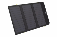 Sandberg Solar Charger 21W 2xUSB+USB-C, solární nabíječka, černá