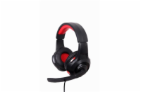 Gembird GHS-U-5.1-01 sluchátka s mikrofonem, gaming, 5.1 surround, černo-červená, USB