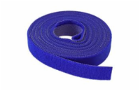 Schrack Q7KB0416-B Vazací páska na suchý zip, 16 mm, 4 m, modrá