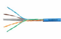 Schrack HSEKU423H4 U/UTP, Cat.6, 4x2xAWG24, 300 MHz, LS0H, modrý Kabel U/UTP Cat.6 4x2xAWG24 300 MHz, LS0H modrý, Eca