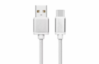 TB Touch USB - USB-C kabel, 2m, stříbrný