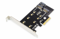 Digitus M.2 NGFF / NVMe SSD PCIexpress Add-On karta podporuje B, M a B + M Key, velikost 80,60,42 a 30 mm