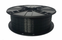 GEMBIRD Tisková struna (filament), PETG, 1,75mm, 1kg, černá