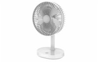 PLATINET stolní akumulátorový ventilátor 3000mAh bílo/šedý