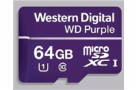 Western Digital WD MicroSDXC Class 10 64 GB WDD064G1P0C WD PURPLE 64GB MicroSDXC QD101 / WDD064G1P0C / CL10 / U1 /