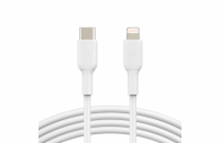 Belkin USB-C kabel s lightning konektorem, 1m, bílý