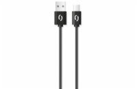 Datový kabel ALIGATOR 3A USB-C 2m, černý