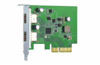 QNAP QXP-10G2U3A - Dvouportová USB 3.2 Gen2 10Gb PCIe rozšiřující karta pro NAS a PC