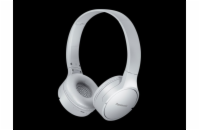 Panasonic RB-HF420BE - White, bezdrátové sluchátka, přes hlavu, Bluetooth, Mikrofon, XBS, 50 hodin výdrž, bílá