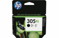 HP 305XL originální inkoustová kazeta černá 3YM62AE HP Ink Cartridge č.305 black XL