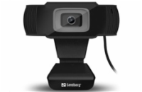 Sandberg USB Webcam 480P Opti Saver webkamera/ černá