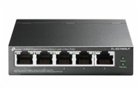 TP-Link TL-SG1005LP PoE switch 5xGLAN 4xPoE out 802.3af/at (až 30W/port)  budget 40W