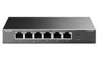 TP-Link TL-SF1006P TP-Link switch TL-SF1006P (6x100Mb/s, 4xPoE+, 67W, fanless)