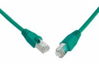SOLARIX patch kabel CAT5E UTP PVC 2m zelený snag-proof