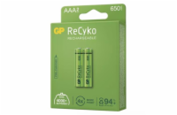 Nabíjecí baterie GP ReCyko 650 AAA (HR03) - 2Ks