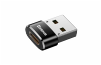 Baseus adaptér USB samec na USB-C samice 3A, černá