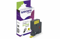 WECARE ARMOR páska kompatibilní s DYMO S0720580,Black/Yellow,12mm*7m