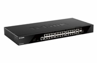 D-Link DGS-1520-28 D-Link DGS-1520-28 24 ports GE + 2 10GE ports + 2 SFP+ Smart Managed Switch