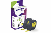 WECARE ARMOR páska kompatibilní s DYMO S0721620,Black/Yellow,2*12mm*4m