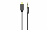 Baseus CAM01-01 Baseus Yiven Series audio kabel USB-C / 3,5mm Jack 1,2m, černá