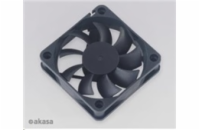 AKASA ventilátor AK-6015MS, 60 x 15mm, zapouzdřené ložisko, black