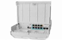 MikroTik netPower Lite 7R, 7x LAN PoE in, 1x LAN PoE out, 2x SFP+, SwOS