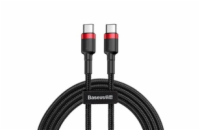 Baseus Cafule Series nabíjecí/datový kabel USB-C na USB-C PD2.0 60W Flash 2m, červená-černá