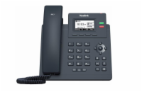 Yealink SIP-T31P IP telefon, 2,3" 132x64 grafický, 2x RJ45 10/100, PoE, 2x SIP, s adaptérem