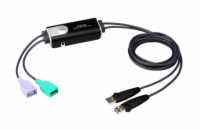 ATEN 2-Portový  USB Bezokrajový kabelový KVM přepínač